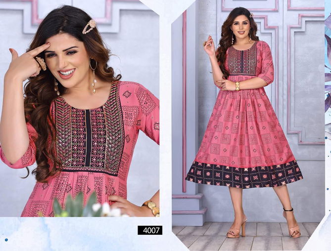 Golden Fashion Forever 1 Ethnic Wear Wholesale  Anarkali Kurti Collection